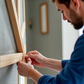 Finishing touches on project site